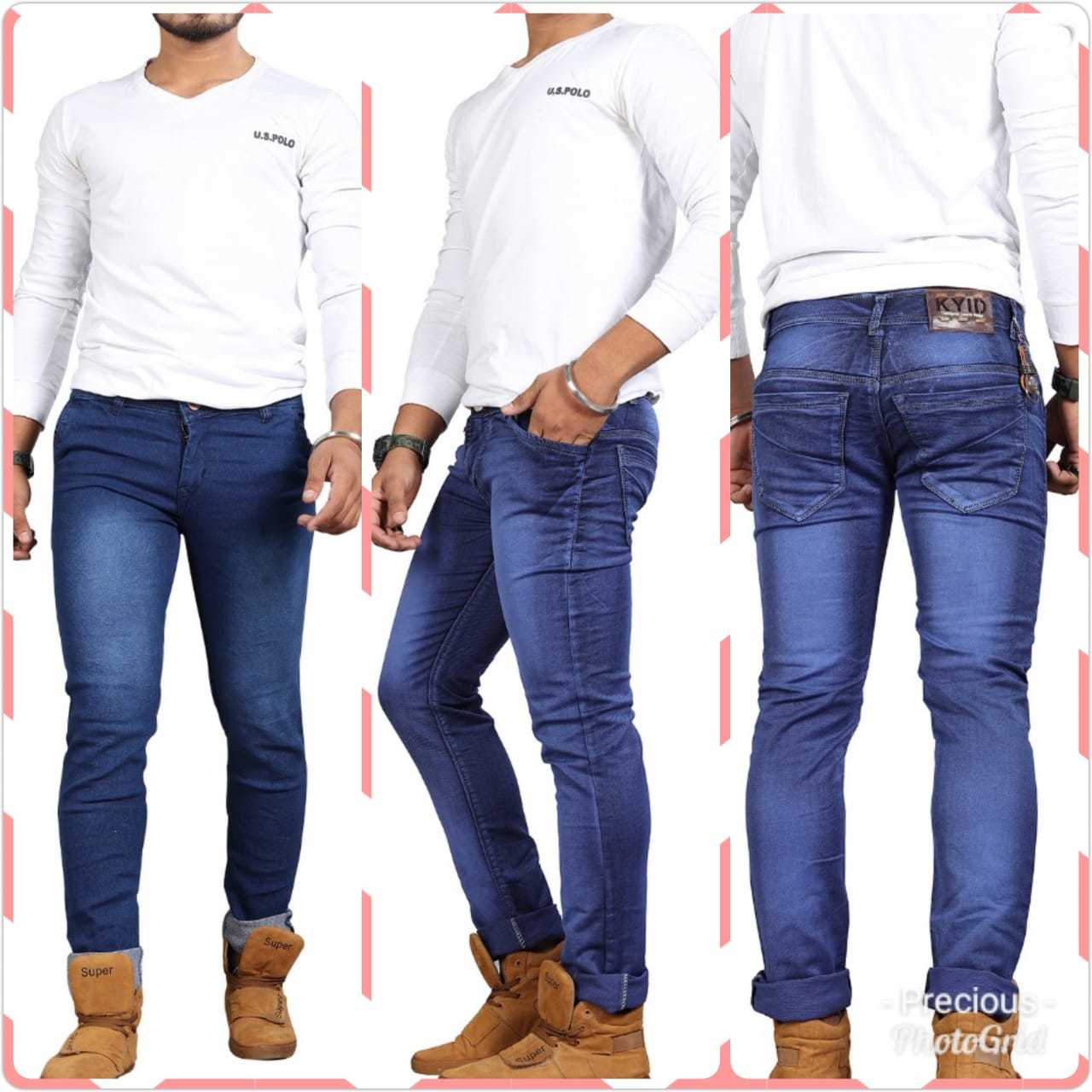 Mens Regular Fit Denim Jeans